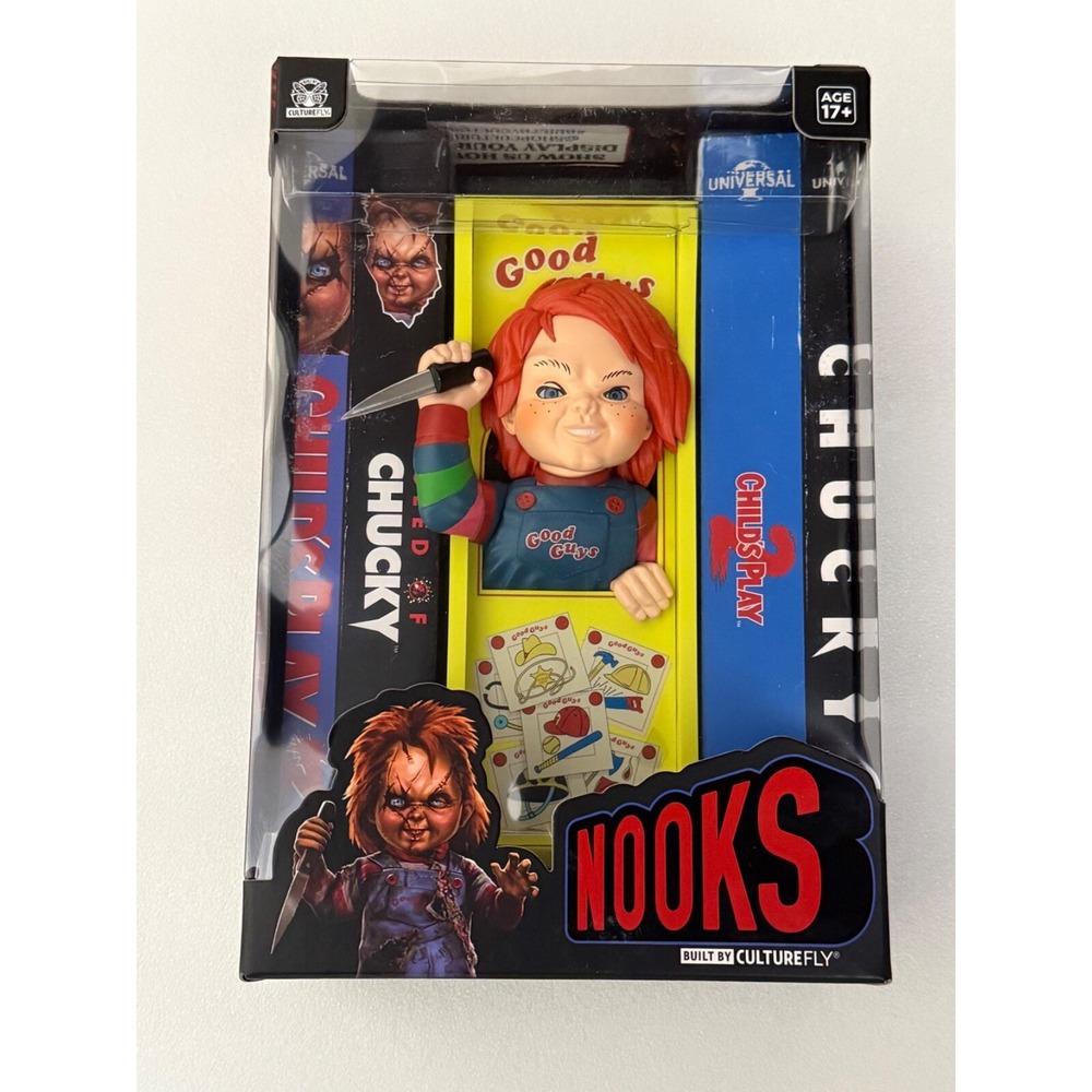 Chucky Child's Play 2 Horror Book‎ Shelf Nooks Collectible CultureFly